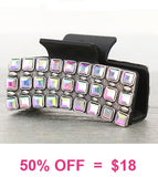 Bling & Silver hair clip