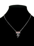Cowboy Checkered bolt necklace