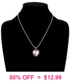 Bling Heart Silver necklace