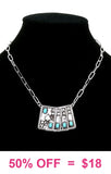 Aces playing cards necklace