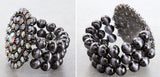 XL Bling concho bracelet with Navajo pearls
