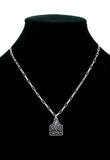 Western silver pendant necklace
