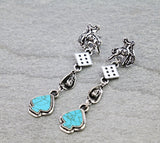 Western Casino dangle earrings