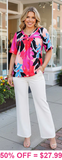 Spring Floral Bloom top
