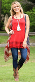 Vintage USA Flag Vest