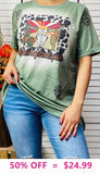 "You Ain't My Brand of Cattle" graphic tee