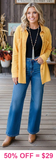 L,XL,2X,3X : Yellow button up shirt