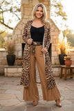 Leopard Duster cardigan