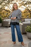 Black and White checkered sweatshirt