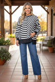 Black and White checkered sweatshirt
