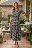Black & White printed dress