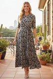 Black & White printed dress
