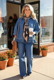 NEW Denim ruffle jacket