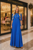 PRE-ORDER : Blue Mesh Dress with lining