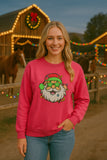 Neon SANTA Pink sweatshirt