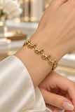 Gold Horses bracelet with magnetic clasp