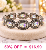 Silver Bling Concho stretch bracelet
