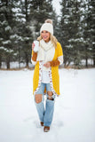 Mustard Fall cardigan