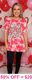 Hugs & Kisses graphic tee
