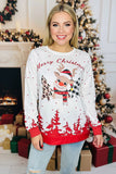 Christmas Reindeer long sleeve top