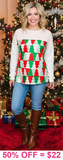 Christmas Tree long sleeve top