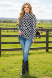 3X : Mesh Top with Checkered Bronc rider print