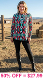 Tribal Long Sleeve Top