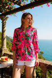 Pink & Green design top