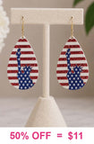 Liberty glitter acrylic earrings