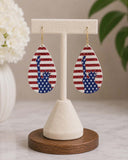 Liberty glitter acrylic earrings