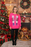 HOT SELLER SEQUIN Nutcracker Pink long sleeve