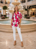 TOP #1 SELLER NEW Pink Floral Blouse