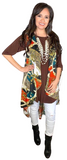 Belt & Chain Print, Leopard, Vest