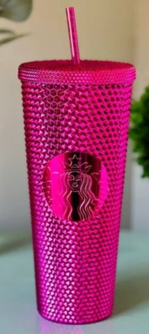 HOLIDAY EDITION!  Pink Studded Tumbler