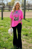 Desert Dreams pink graphic tee