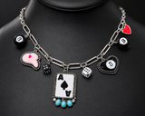 Popular Casino Charms necklace