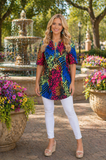 Multi Color Animal Print Top