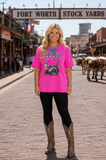 Desert Dreams pink graphic tee