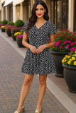 Black & White Speckled Dress
