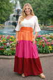 Color Block Fall Dress