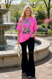 Desert Dreams pink graphic tee