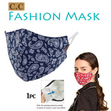 Paisley Face Mask CC Brand: 3 color options