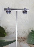 Clear Teardrop Stone Post Earring