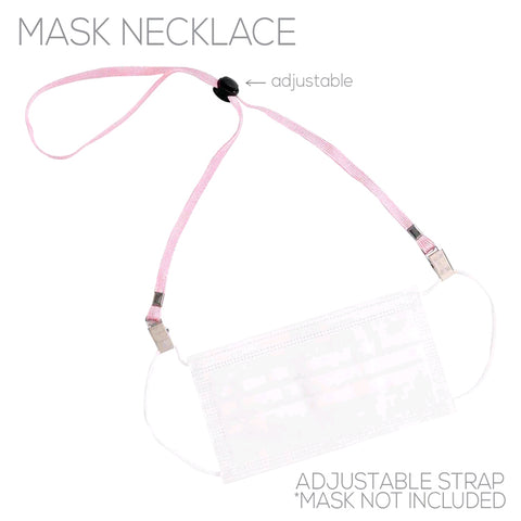 Pink Mask Strap Necklace